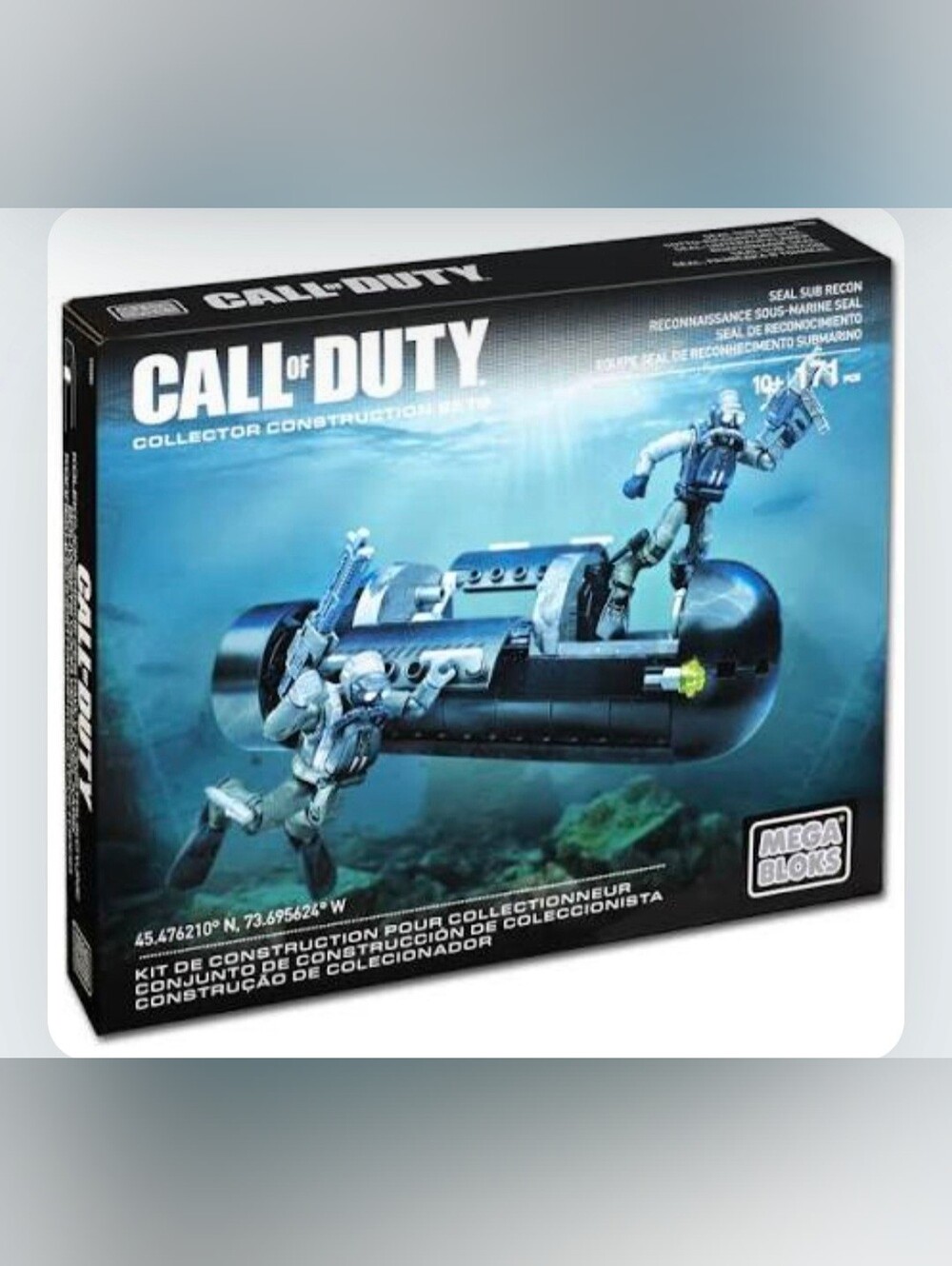 Mega Bloks Call of Duty SEAL Sub Recon Construction Set - 171 Pieces